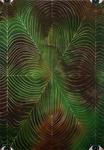 Lane Hagood; Earth Web, 2014; acrylic on canvas; 72 x 50 in.